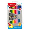 Цветни моливи Maped Color Peps - 12 цвята в метална кутия - 