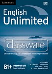 English Unlimited - Intermediate (B1 - B2): DVD-ROM по английски език с интерактивна версия на учебника - учебна тетрадка