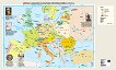 Стенна карта: Европа след края на Първата световна война 1919 г. - 