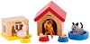 Домашни любимци - Комплект аксесоари за къща за кукли - 