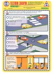 Тестови задачи по безопасност на движението по пътищата: Тестова карта за 2. клас - 2. срок - учебник