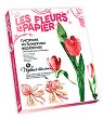 Създай сам хартиени цветя - Пролетно лале - Творчески комплект от серията Цветя от хартия - 
