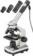 Микроскоп с видеоокуляр Bresser 40-1024x - С микроскопски проби, аксесоари и куфар от серията Junior - микроскоп
