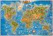 Стенна картинна карта на света - 