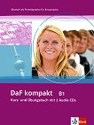 DaF kompakt: Учебна система по немски език Ниво B1: Учебник и учебна тетрадка в едно + 2CD - продукт
