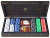 Дървен комплект за покер - карти