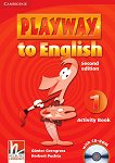 Playway to English - ниво 1: Учебна тетрадка по английски език + CD-ROM : Second Edition - Herbert Puchta, Gunter Gerngross - 