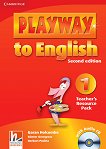 Playway to English - ниво 1: Книга с материали за учителя по английски език + CD Second Edition - помагало