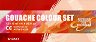 Темперни бои - Комплект от 12 цвята x 12 ml - 