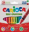 Восъчни пастели Carioca Brilliant Colours - 24 цвята - 