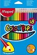 Цветни моливи - Color Peps - Комплект от 18 цвята - 