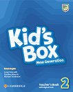 Kid's Box New Generation - ниво 2: Книга за учителя Учебна система по английски език - учебна тетрадка