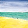 Хартия за скрапбукинг - Плаж през лятото SB61 - Дизайн на Mignon Clift - 