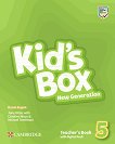 Kid's Box New Generation - ниво 5: Книга за учителя Учебна система по английски език - учебна тетрадка