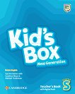 Kid's Box New Generation - ниво Starter: Книга за учителя Учебна система по английски език - учебна тетрадка