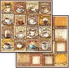    Stamperia -   - 30.5 x 30.5 cm   Coffee and chocolate - 
