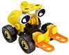 Детски конструктор 2 в 1 Meccano - Мотокар и булдозер - От серията Build & Play - 