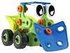 Детски конструктор 2 в 1 Meccano - Булдозер,трактор и биплан - 