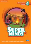 Super Minds - ниво 4: Флашкарти по английски език Second Edition - учебна тетрадка