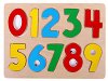 Цифрите - Детски дървен пъзел -
