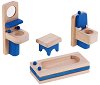 Баня - Дървени мебели за кукленска къща - играчка
