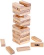 Дженга - Игра с натурални дървени елементи за подреждане - 