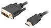  Lanberg HDMI male  DVI-D (18+1) male