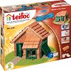 Къща с керемиден покрив - 2 в 1 - Детски сглобяем модел от истински тухлички от серията "Teifoc: Classic" - 