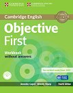 Objective - First (B2): Учебна тетрадка + CD : Учебен курс по английски език - Fourth edition - Annette Capel, Wendy Sharp - 