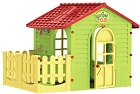 Детска сглобяема къща за игра с ограда Mochtoys - 