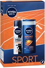 Подаръчен комплект Nivea Men Sport - Душ гел и дезодорант - 