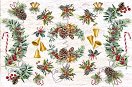 Декупажна хартия Calambour - Коледна украса 319 - 42.5 x 30.4 cm - 