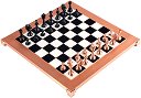 Шах - Staunton - Луксозен комплект в дървена кутия с размери 36 x 36 cm - 
