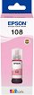    Epson 108 EcoTank Light Magenta - 7200  - 