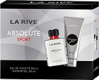 Подаръчен комплект La Rive Absolute Sport - Мъжки парфюм и душ гел - продукт