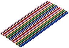 Квилинг ленти Folia Bringmann - Многоцветни - 400 броя, 0.3 x 16 cm - 