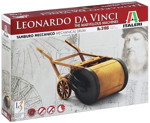 Da Vinci - Механичен барабан - Сглобяем модел - 