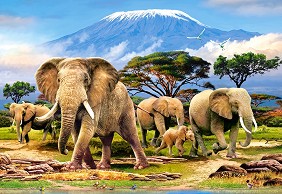 Сутрин на Килиманджаро - Пъзел от 300 и 1000 части - пъзел