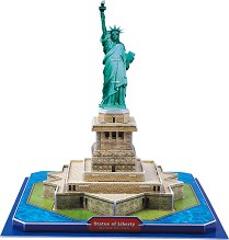 Статуята на свободата - 3D пъзел от колекцията "Архитектурни забележителности" - 