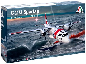 Италиански военен транспортен самолет - C-27J Spartan - Сглобяем авиомодел - 