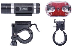 Emos P3920 - Комплект LED фар и стоп за велосипед - 