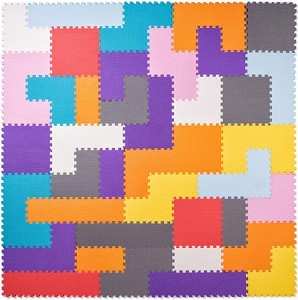 Тетрис - Детски пъзел-килим с меки елементи - пъзел