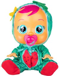 Плачеща кукла бебе - IMC Toys Tutti Frutti Мел - С плодов аромат от серията "Cry Babies" - 