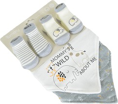 Комплект лигавници и чорапи Cangaroo Tummy - За над 0 месеца - продукт