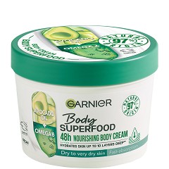 Garnier Body Superfood 48h Nourishing Cream - Подхранващ крем за тяло с авокадо и Омега-6 от серията Body Superfood - 