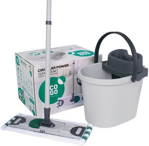 Комплект за почистване на под York - Моп с дръжка и кофа с изстисквач от серията Eco Ego - продукт