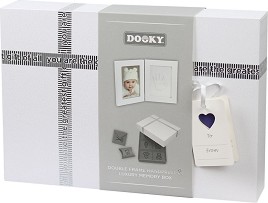 Кутия за спомени и рамка за снимка и отпечатък Dooky Gift Set - продукт