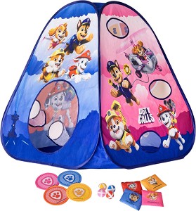 Детска палатка с игри - Micki - С размери 85 / 90 / 85 cm на тема Пес Патрул - продукт