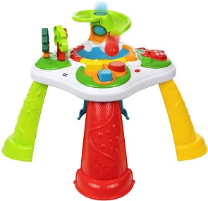 Детска активна маса Chicco Forest Table - С музикални и светлинни ефекти - играчка
