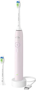 Philips Sonicare 3100 - Електрическа звукова четка за зъби и резервна глава - четка